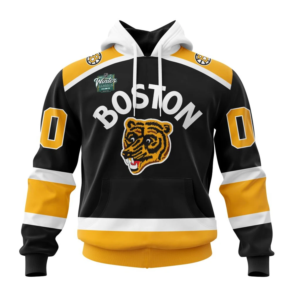 Hoodie NHL Boston Bruins Winter Classic Concept QTNHL080524A16HD