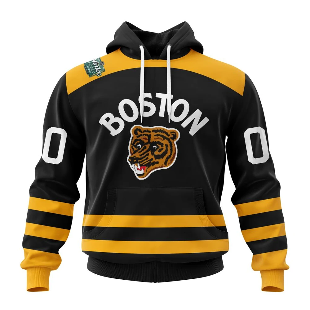 Hoodie NHL Boston Bruins Winter Classic QTNHL080524A2841HD