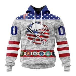 Hoodie NHL Buffalo Sabres Armed Forces Appreciation St2201 QTNHL080524A309HD