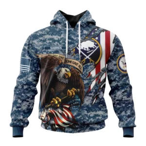 Hoodie NHL Buffalo Sabres Honor Us Navy Veterans St2202 QTNHL080524A3161HD