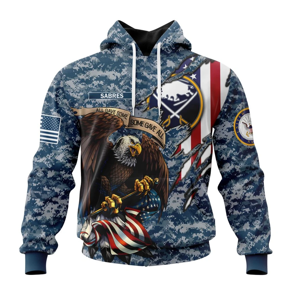 Hoodie NHL Buffalo Sabres Honor Us Navy Veterans St2202 QTNHL080524A3161HD