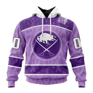 Hoodie NHL Buffalo Sabres New Lavender Hockey Fight Cancer St2301 QTNHL080524A1495HD