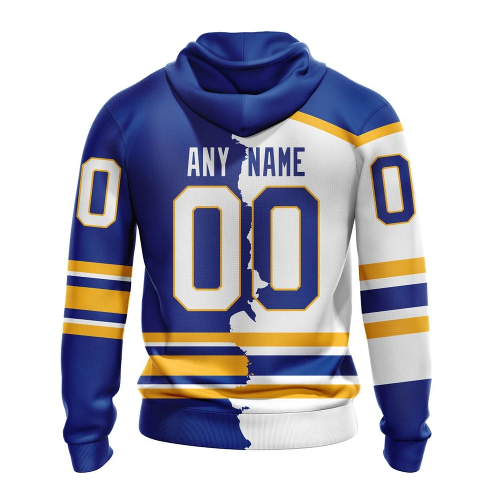 Hoodie NHL Buffalo Sabres Personalize Home Mix Away Kits QTNHL080524A1518HD - Image 2