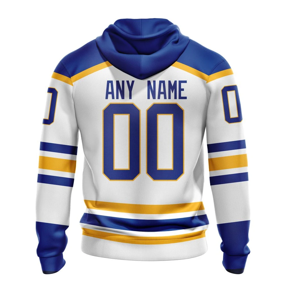 Hoodie NHL Buffalo Sabres Personalized Away Kits QTNHL080524A1564HD - Image 2