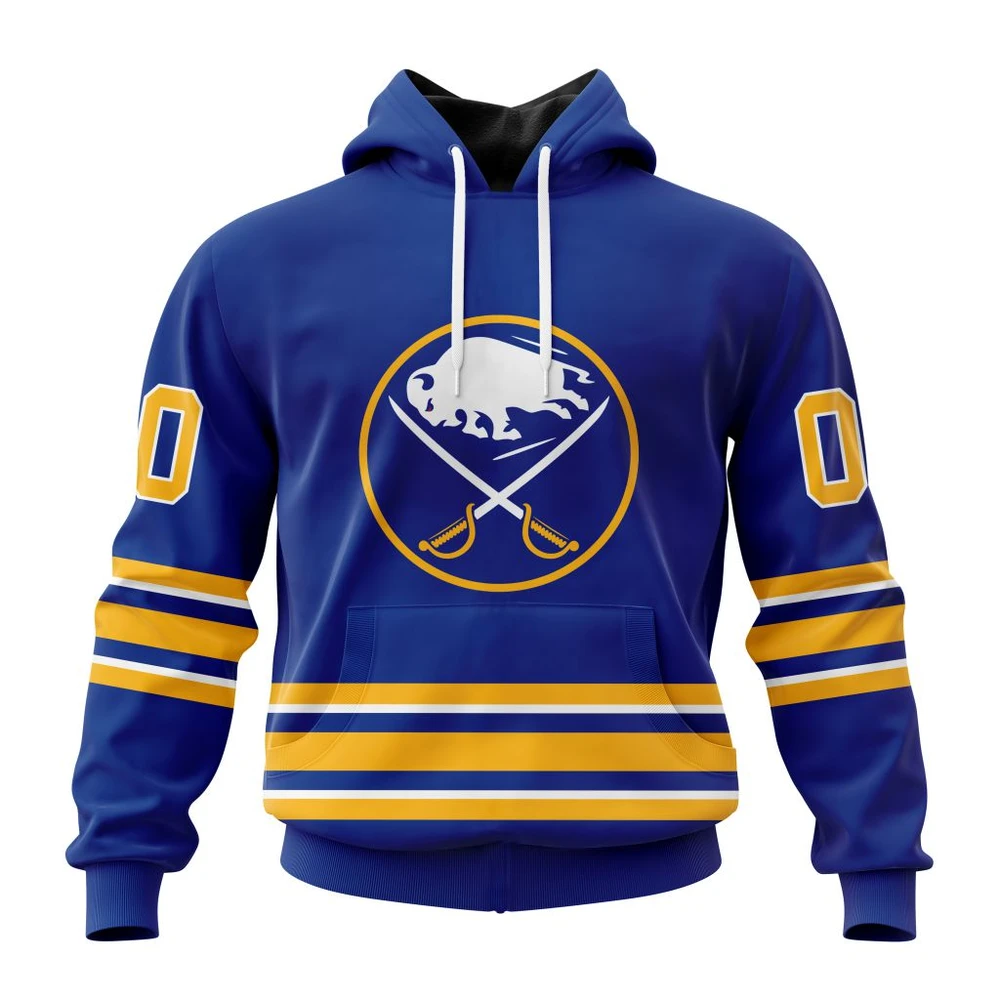 Hoodie NHL Buffalo Sabres Personalized Home Kits QTNHL080524A1563HD