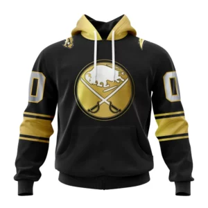 Hoodie NHL Buffalo Sabres Special Black And Gold Design St2401 QTNHL080524A783HD