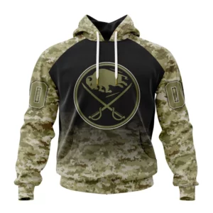 Hoodie NHL Buffalo Sabres Special Camo Design For Veterans Day St2302 QTNHL080524A1789HD
