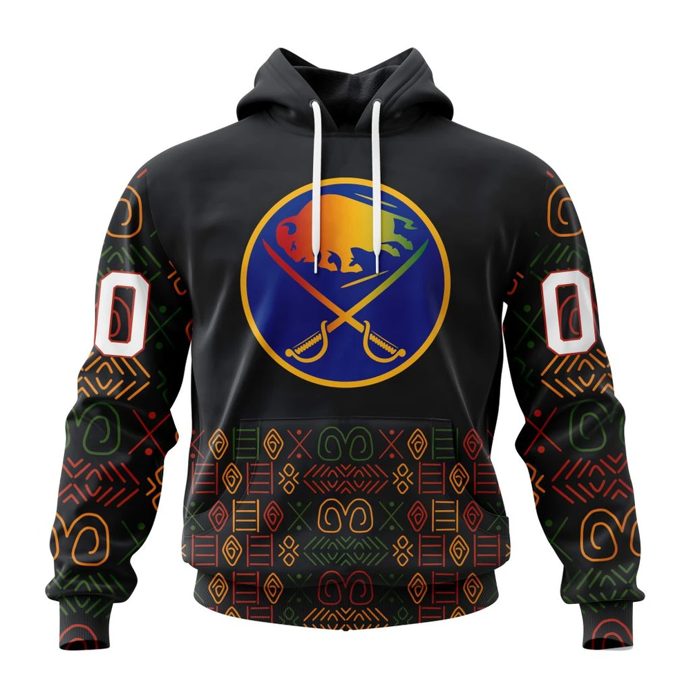 Hoodie NHL Buffalo Sabres Special Design For Black History Month St2401 QTNHL080524A1071HD