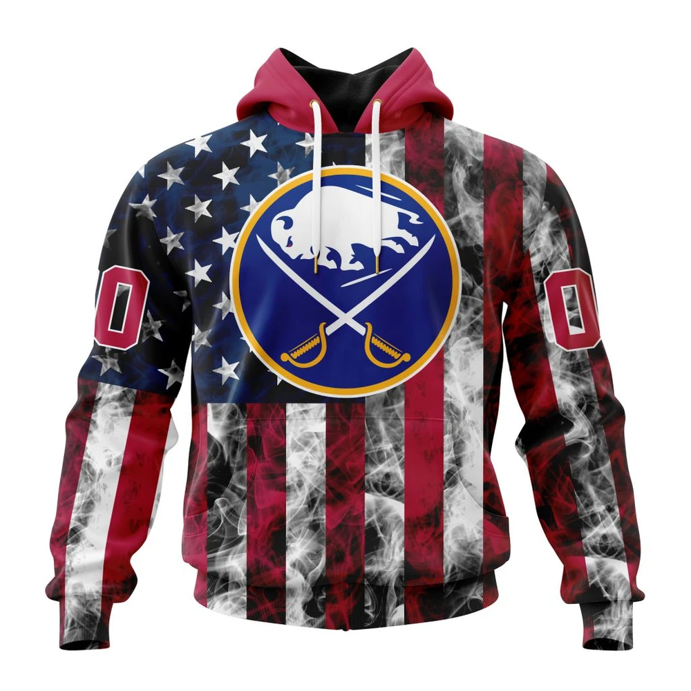 Hoodie NHL Buffalo Sabres Special Design For Independence Day The Fourth Of July St2401 QTNHL080524A501HD