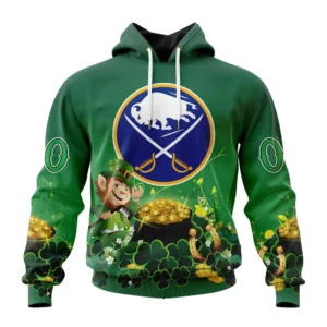 Hoodie NHL Buffalo Sabres Special Design For St. Patrick&apos;s Day St2403 QTNHL080524A913HD