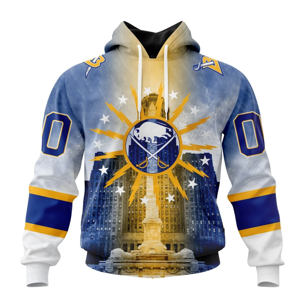 Hoodie NHL Buffalo Sabres Special Design With Buffalo City Hall St2301 QTNHL080524A4086HD
