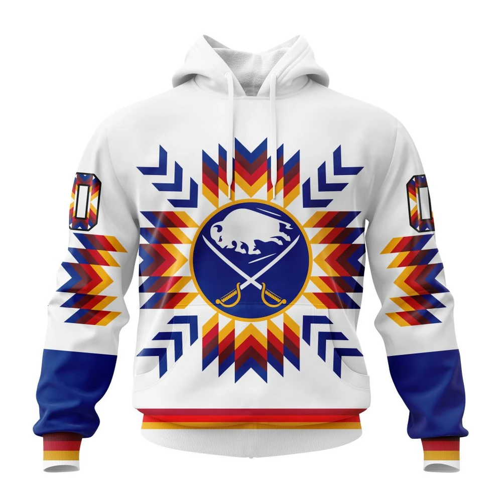 Hoodie NHL Buffalo Sabres Special Design With Native Pattern St2302 QTNHL080524A1592HD
