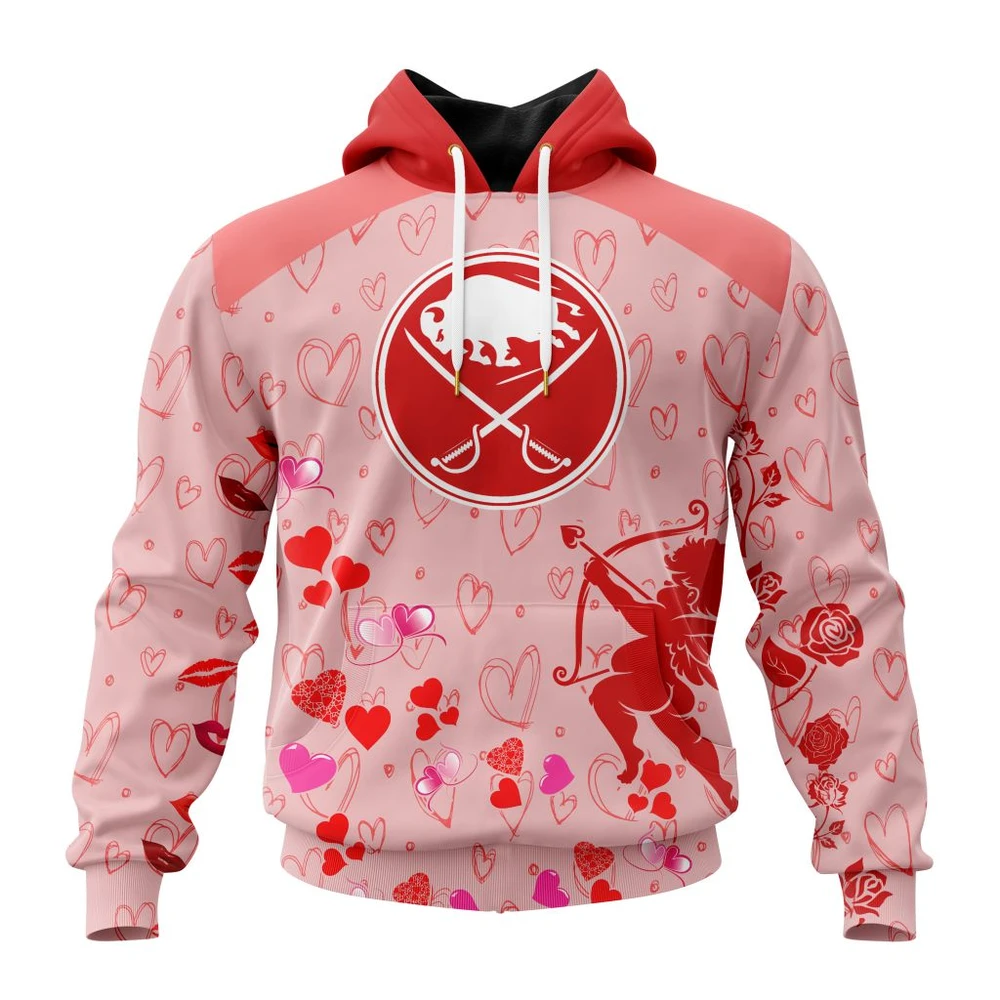 Hoodie NHL Buffalo Sabres Special Gift For Valentines Day St2402 QTNHL080524A976HD