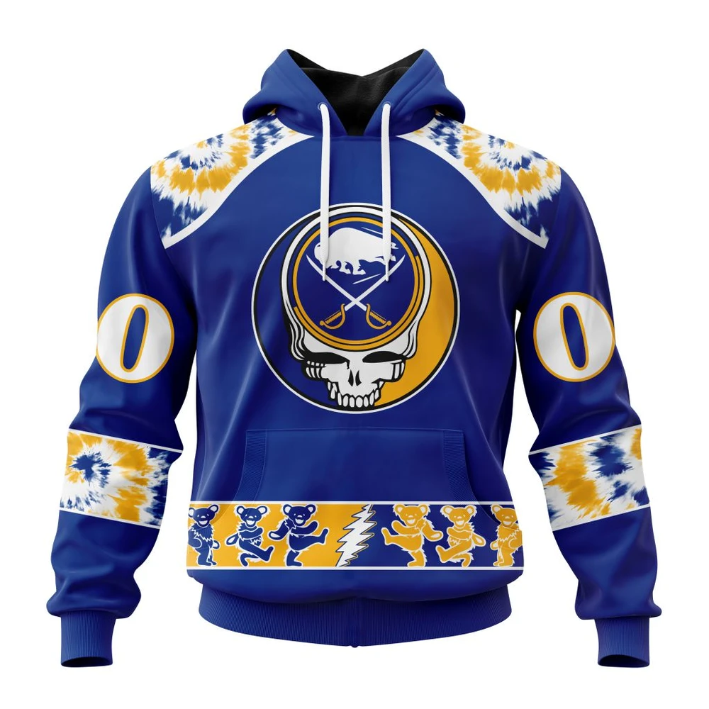 Hoodie NHL Buffalo Sabres Special Grateful Dead Design St2301 QTNHL080524A264HD