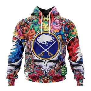Hoodie NHL Buffalo Sabres Special Grateful Dead Design St2304 QTNHL080524A1896HD
