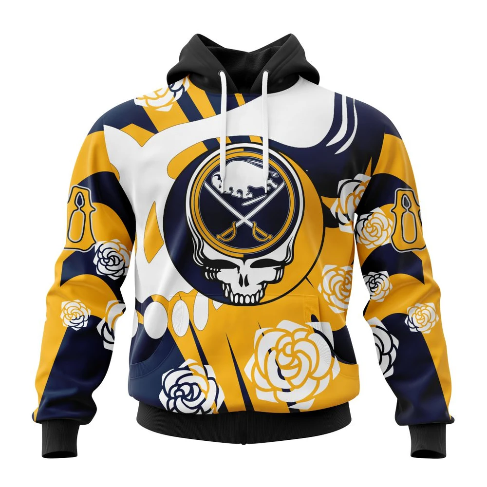 Hoodie NHL Buffalo Sabres Special Grateful Dead Design St2305 QTNHL080524A1289HD