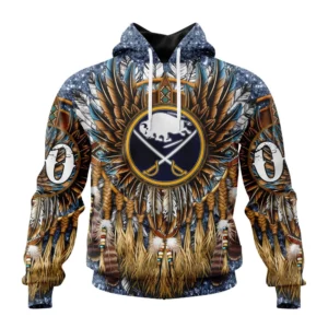 Hoodie NHL Buffalo Sabres Special Native Costume Design St2201 QTNHL080524A2750HD