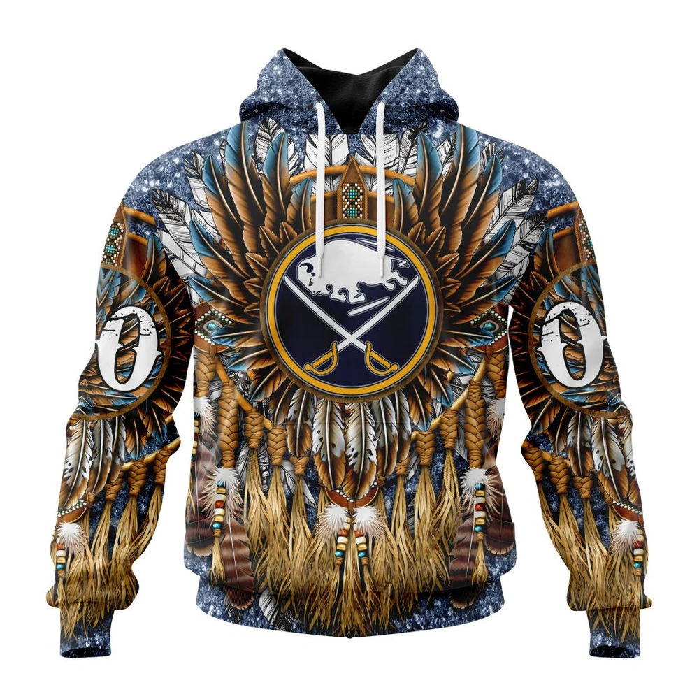 Hoodie NHL Buffalo Sabres Special Native Costume Design St2201 QTNHL080524A2750HD