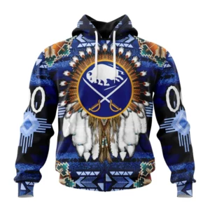 Hoodie NHL Buffalo Sabres Special Native Costume Design St2202 QTNHL080524A2693HD