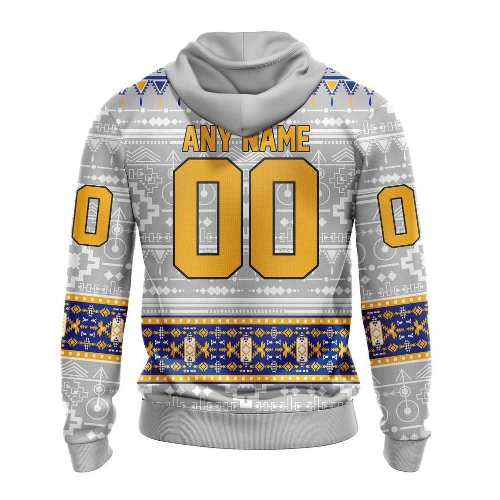 Hoodie NHL Buffalo Sabres Special Native Design St2302 QTNHL080524A2069HD - Image 2