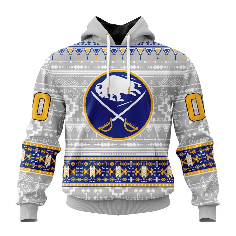 Hoodie NHL Buffalo Sabres Special Native Design St2302 QTNHL080524A2069HD