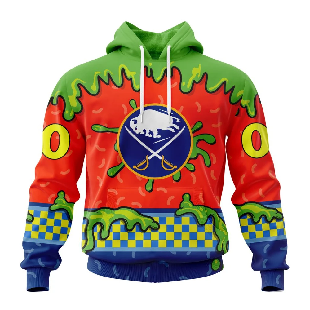 Hoodie NHL Buffalo Sabres Special Nickelodeon Design St2301 QTNHL080524A1194HD