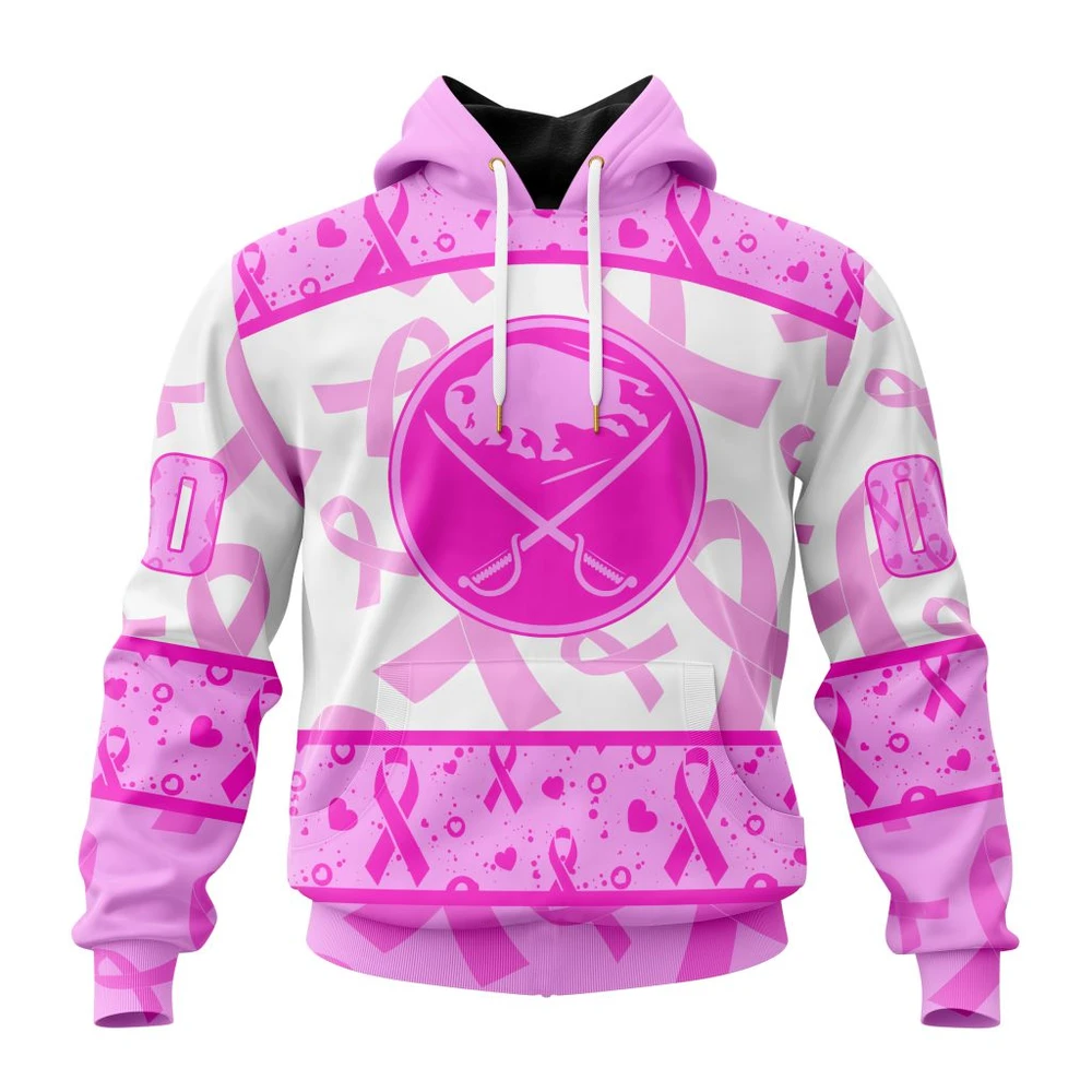 Hoodie NHL Buffalo Sabres Special Pink October Breast Cancer Awareness Month St2302 QTNHL080524A1875HD