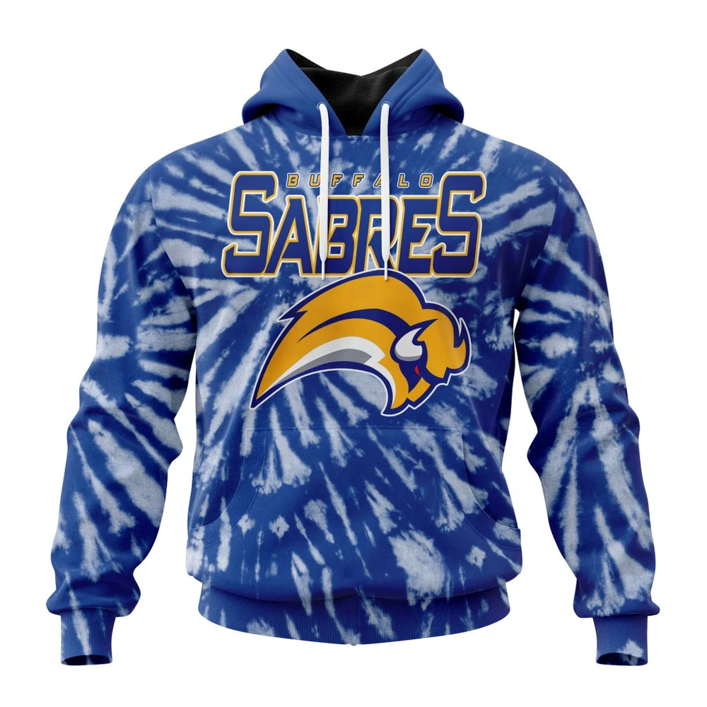 Hoodie NHL Buffalo Sabres Special Retro Vintage Tie Dye St2201 QTNHL080524A338HD