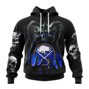Hoodie NHL Buffalo Sabres Special Skull Art Design St2301 QTNHL080524A1227HD