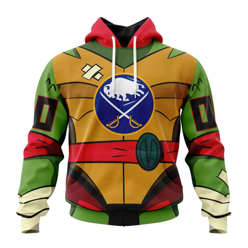 Hoodie NHL Buffalo Sabres Special Teenage Mutant Ninja Turtles Design St2301 QTNHL080524A2282HD