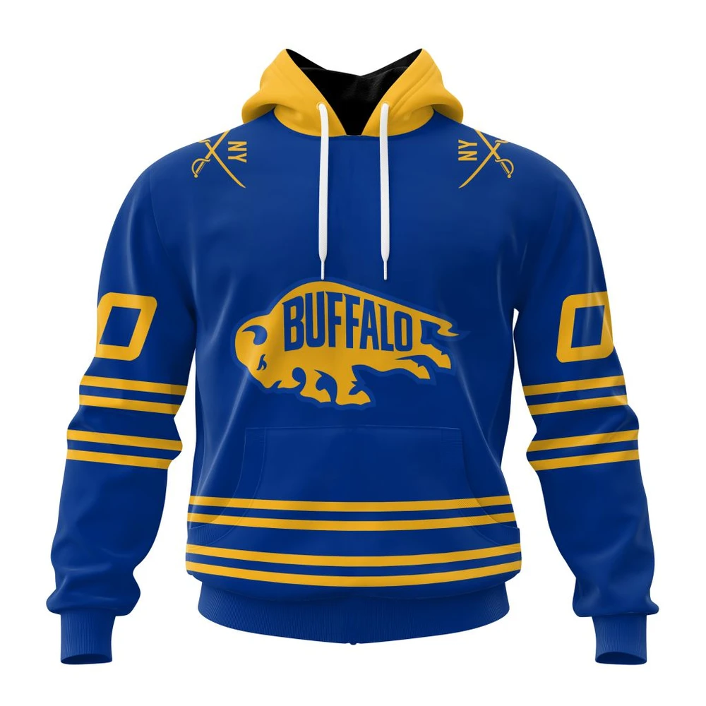 Hoodie NHL Buffalo Sabres Special Two-Tone Design St2401 QTNHL080524A469HD