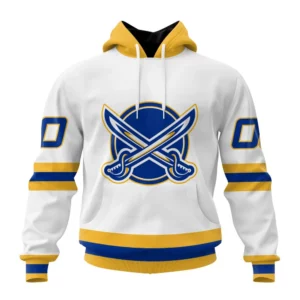 Hoodie NHL Buffalo Sabres Special Whiteout Design St2401 QTNHL080524A579HD