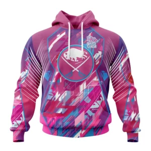 Hoodie NHL Buffalo Sabres, Specialized Design I Pink I Can! Fearless Again Breast Cancer QTNHL080524A3577HD