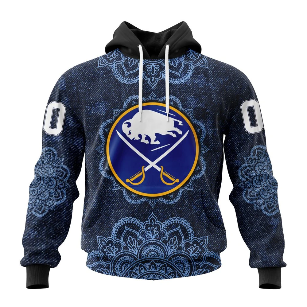 Hoodie NHL Buffalo Sabres, Specialized Mandala Style St2201 QTNHL080524A4065HD