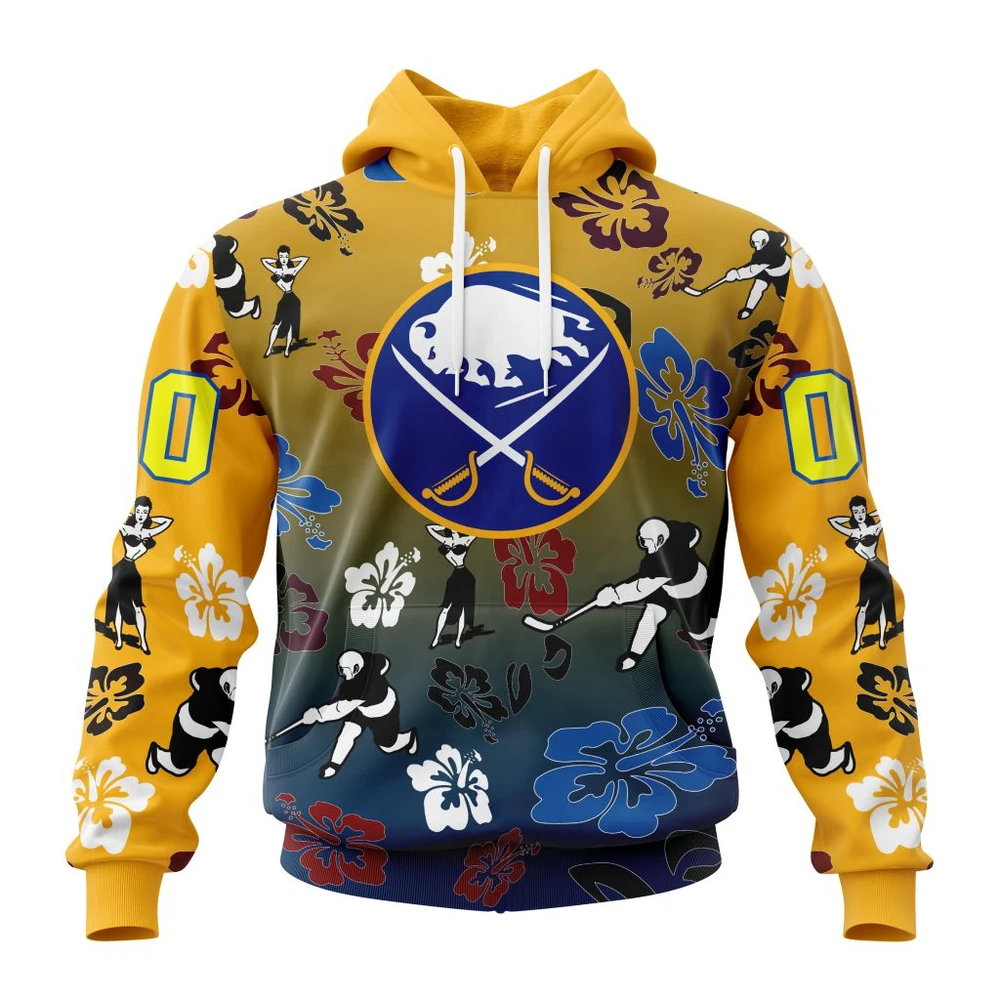 Hoodie NHL Buffalo Sabres X Hawaii Specialized Design For Hawaiia V0122 QTNHL080524A3778HD