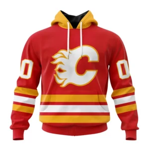 Hoodie NHL Calgary Flames Personalized Home Kits QTNHL080524A1559HD