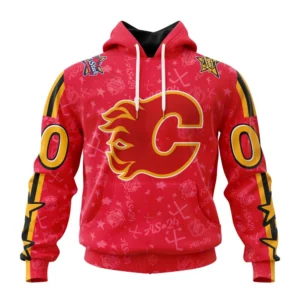 Hoodie NHL Calgary Flames Special All-Star Game Design St2401 QTNHL080524A812HD