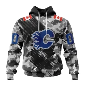 Hoodie NHL Calgary Flames Special Camo Armed Forces Design St2301 QTNHL080524A2183HD