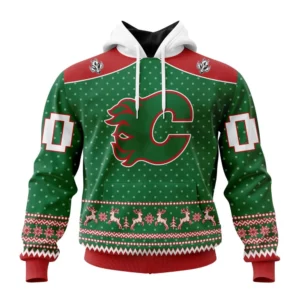 Hoodie NHL Calgary Flames Special Christmas Apparel St2201 QTNHL080524A3050HD