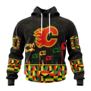 Hoodie NHL Calgary Flames Special Design Celebrate Black History Month St2201 QTNHL080524A2396HD