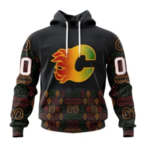 Hoodie NHL Calgary Flames Special Design For Black History Month St2401 QTNHL080524A1067HD