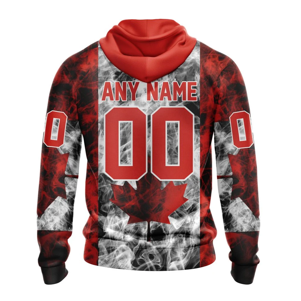 Hoodie NHL Calgary Flames Special Design For Canada Day St2401 QTNHL080524A497HD - Image 2