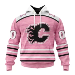 Hoodie NHL Calgary Flames Special Pink Fight Breast Cancer Design St2304 QTNHL080524A1753HD