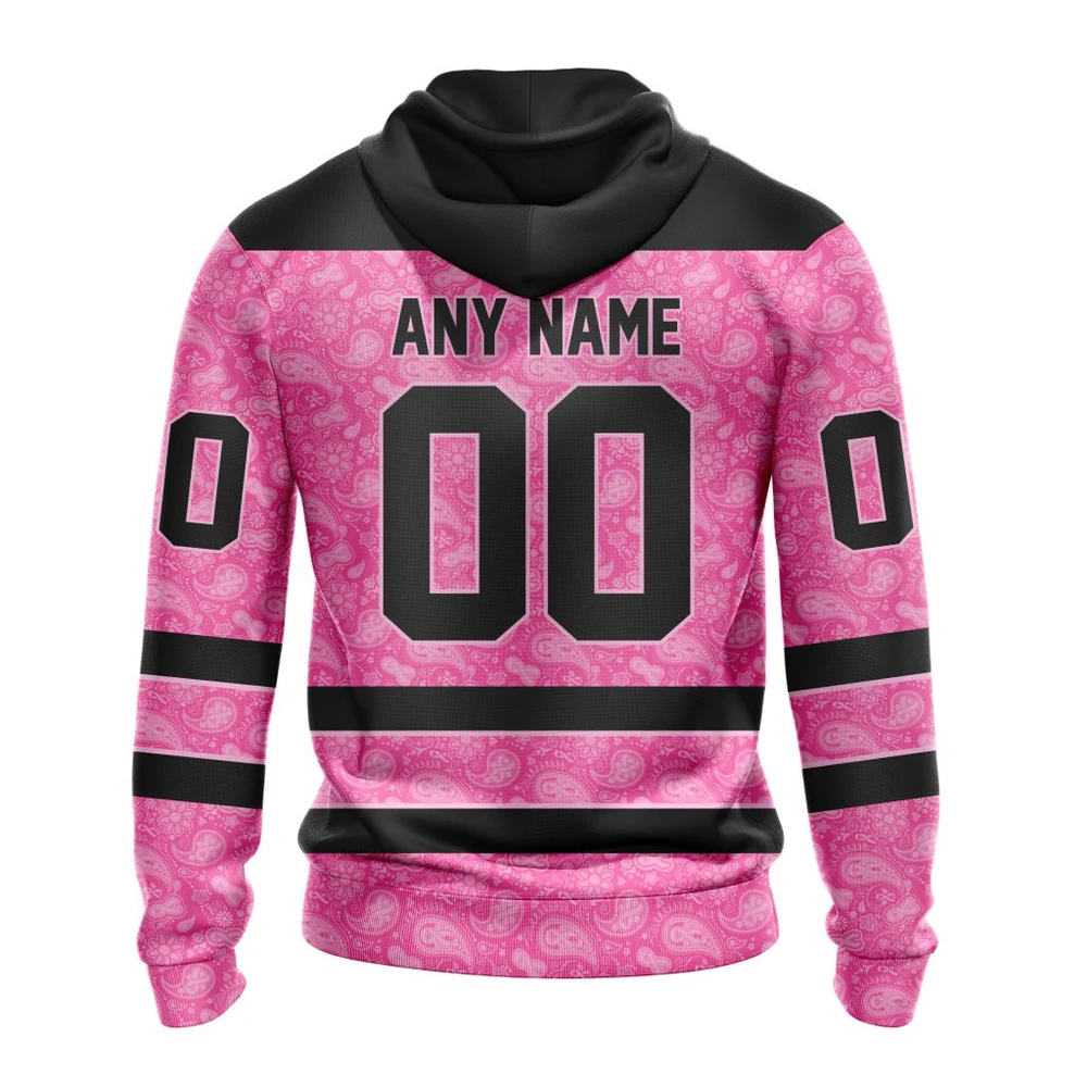 Hoodie NHL Calgary Flames Special Pink Fight Breast Cancer St2306 QTNHL080524A1649HD - Image 2