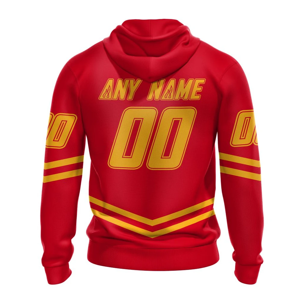 Hoodie NHL Calgary Flames Special Two-Tone Design St2401 QTNHL080524A465HD - Image 2