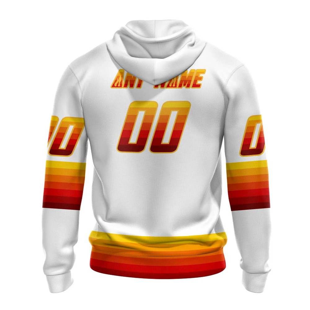Hoodie NHL Calgary Flames Special Whiteout Design St2401 QTNHL080524A575HD - Image 2