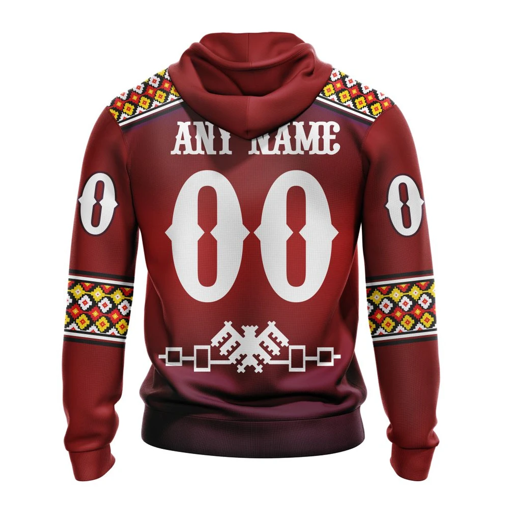 Hoodie NHL Calgary Flames, Specialized Celebrate Indigenous Culture With Specialized Wasac Night V0122 QTNHL080524A3973HD - Image 2