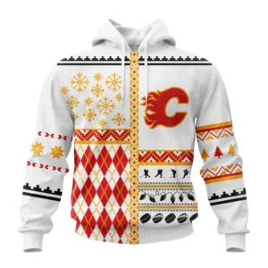 Hoodie NHL Calgary Flames, Specialized Unisex Christmas Is Coming V01 QTNHL080524A2917HD