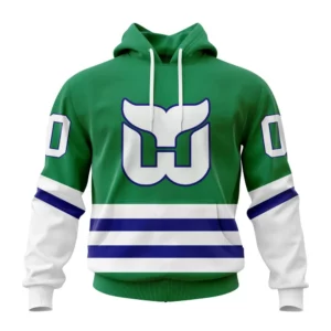Hoodie NHL Carolina Hurricanes Ã‚Â Hartford Whalers Kits QTNHL080524A1466HD