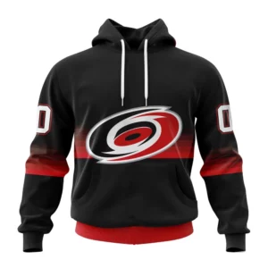 Hoodie NHL Carolina Hurricanes Special Black And Gradient Design St2301 QTNHL080524A1415HD
